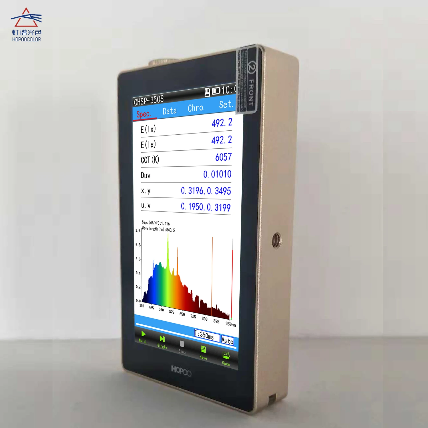 

350nm-950nm VCSEL Laser Tester Spectrometer Light Wavelength Meter OHSP350S