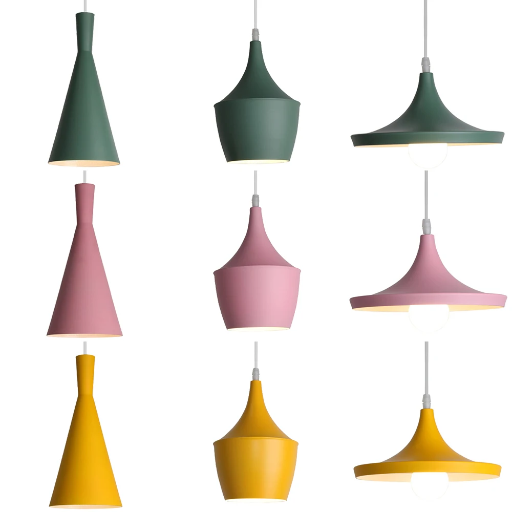 Macaron Nordic Moderno Lampada do Teto de Aluminio Cor Pingente Luz para Sala Estar macaron nordic moderno lampada do teto de aluminio cor pingente luz para sala estar
