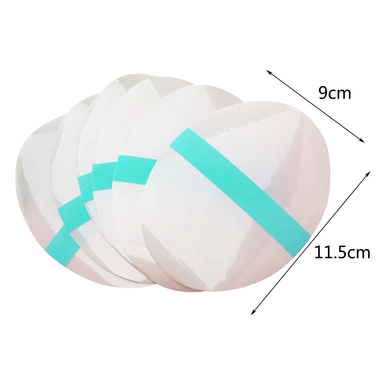 남녀 공용 일회용 허벅지 테이프, 투명 보이지 않는 바디, 마찰 없는 패드 패치, 야외 마모 방지, 허벅지 페이스트, 6 개, 12 개