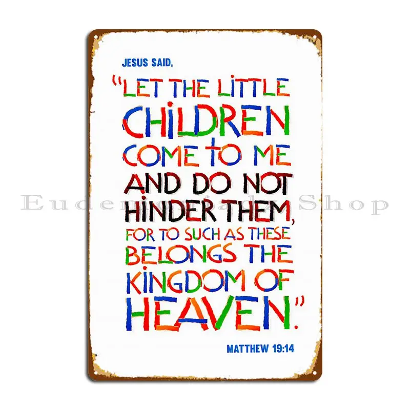 

Пусть маленькие дети, металлический знак, паб, гараж, Забавный дизайн, знак, оловянный плакат