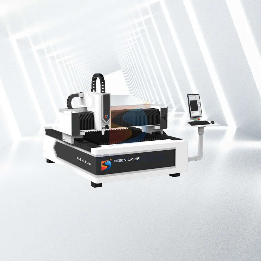 

Desen Laser DSC-1313A 1000W-6000W Single Bed Metal Sheet CNC Mini Fiber Laser Cutting Machine