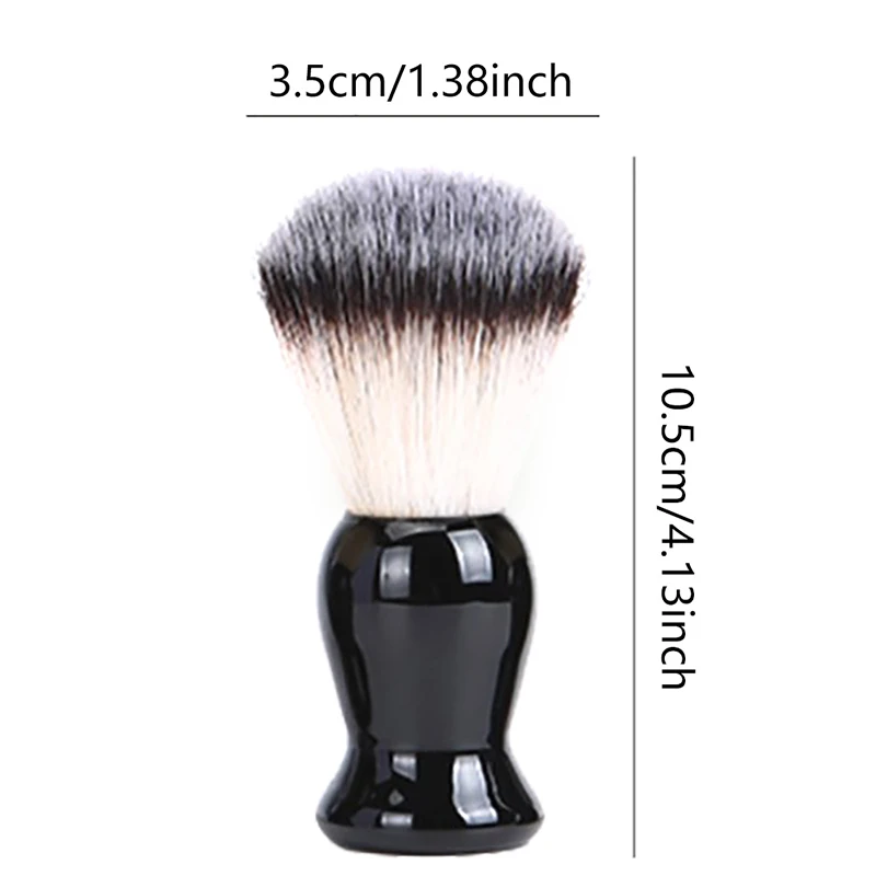 Mens Shaving Brush With ABS Handle Salon Barber Soap Foaming Beard Moustache Portable Hair Shave Brush Beard Cleaning Tool