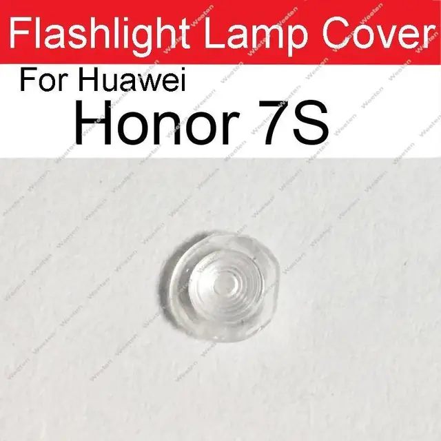For Huawei Honor 8 Pro 9X Pro 8lite 9lite 7S 8X 9i Back Flash Lamp Light Cover Rear Camera Flash Lamp Shade Replacement