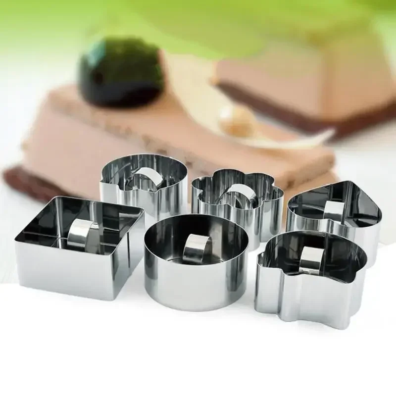 Description Picture 3 of itemMetal Mini Cookie Cutter Geometric Forms for Cookies Set Easy Press Pastry Fondant Biscuit Baking Mold Cake Tool