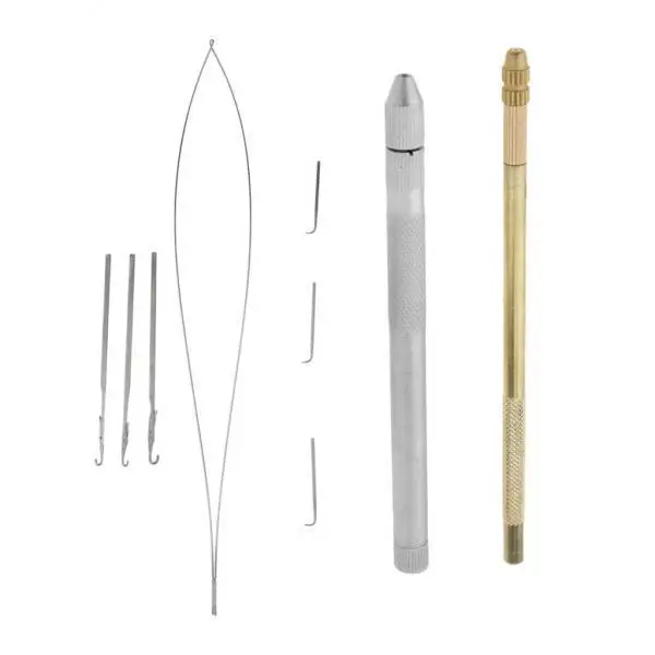 

2x Hooking Ventilating Aluminium Pulling Loop Crochet + Kit