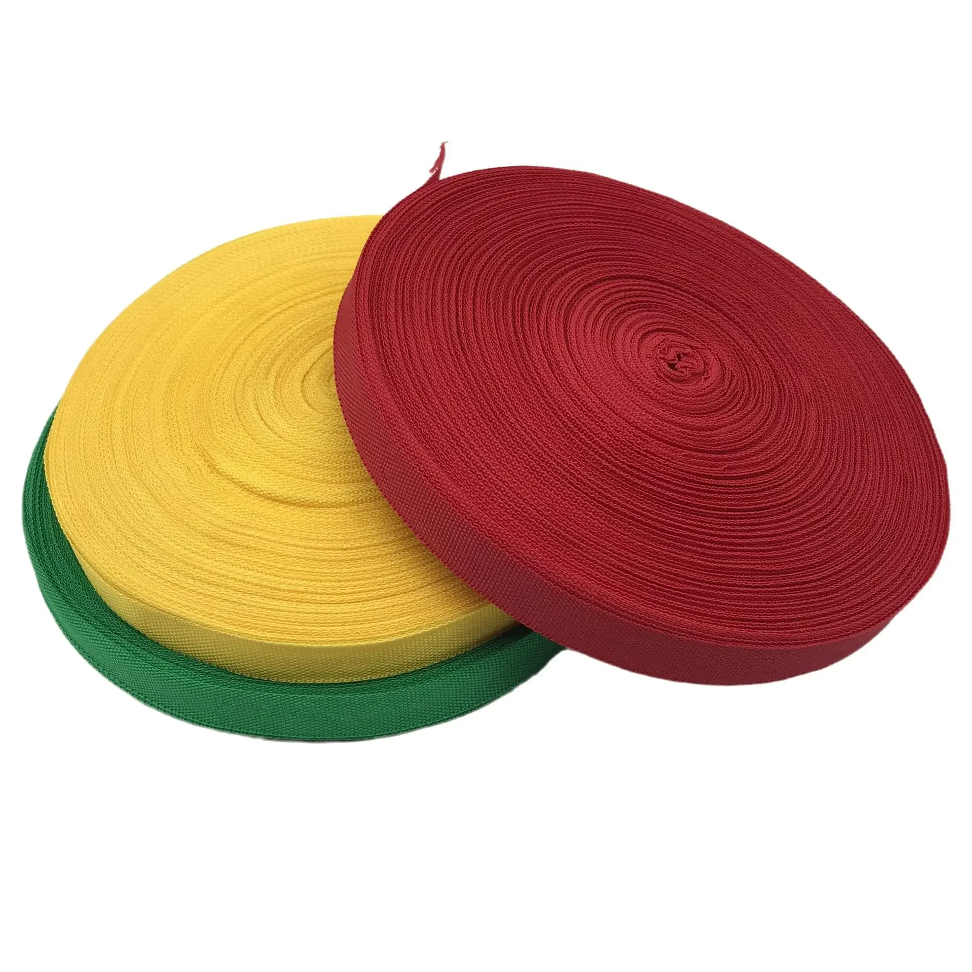 Colorful 900D Polypropylene PP Plain Weave Fabric Tape for Bag Edge Trimming 2cm 2.2cm 2.5cm Black And Other Colors Available