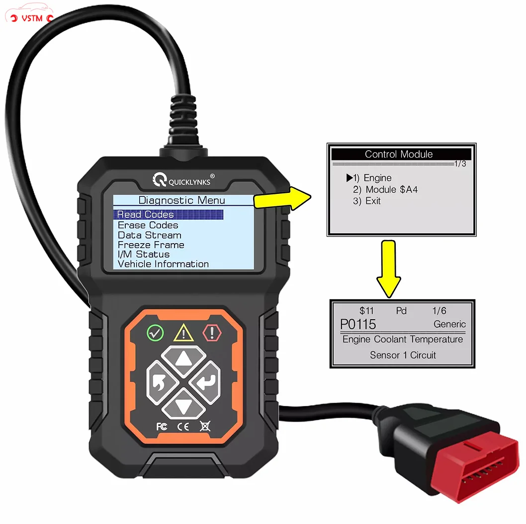 Newest Quicklynks T31 Car Full OBD2/EOBD Diagnostic Tools Auto Professional Code Reader OBD2 Scanner Multi-languages