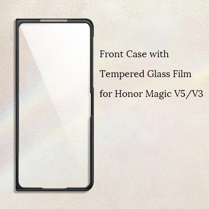 Shockproof Front Case with Tempered Glass Film