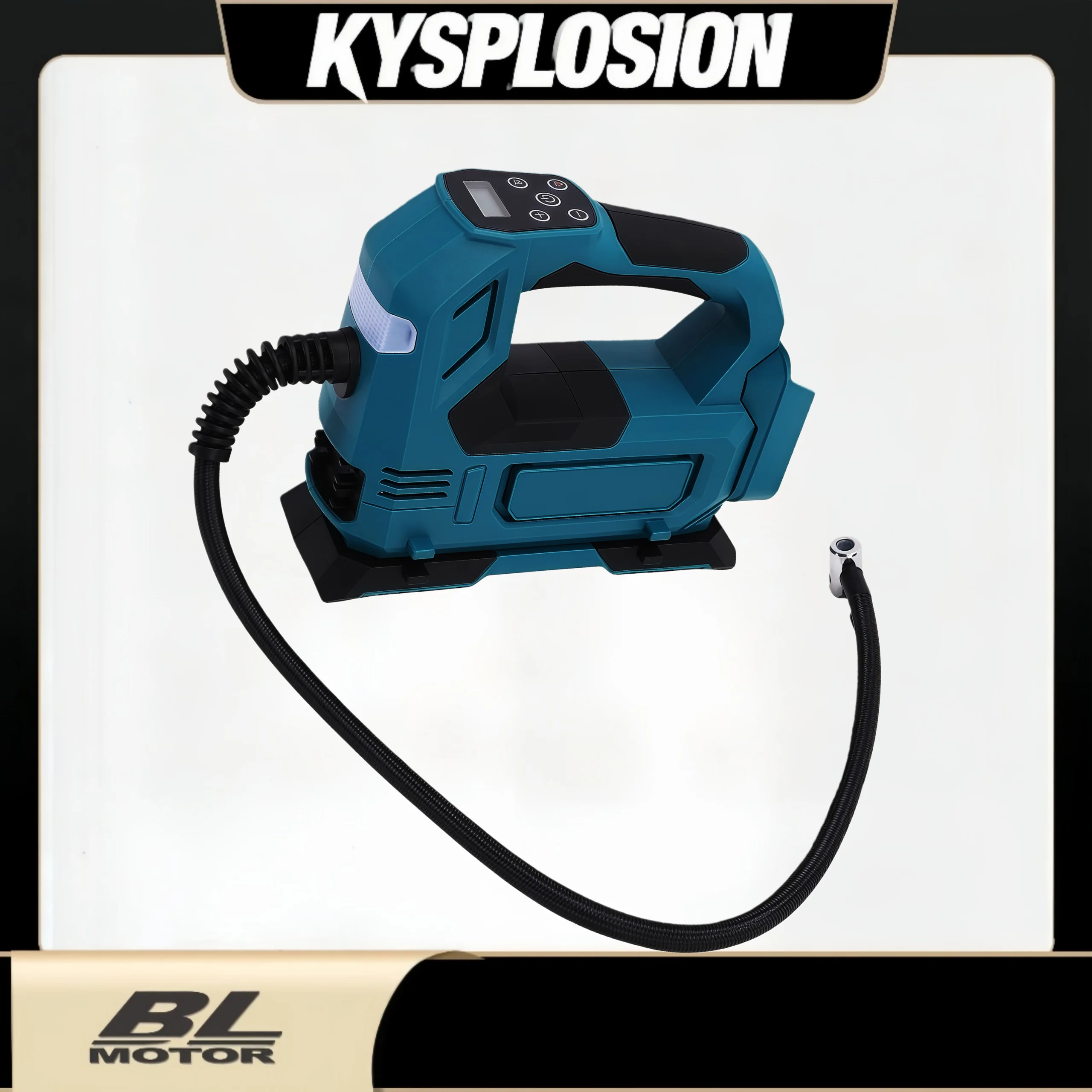 For Makita 18V Battery Portable Cordless Tire Inflator Electric Air Pump Handheld Air Compressor For Car Bicycle Tires Ball