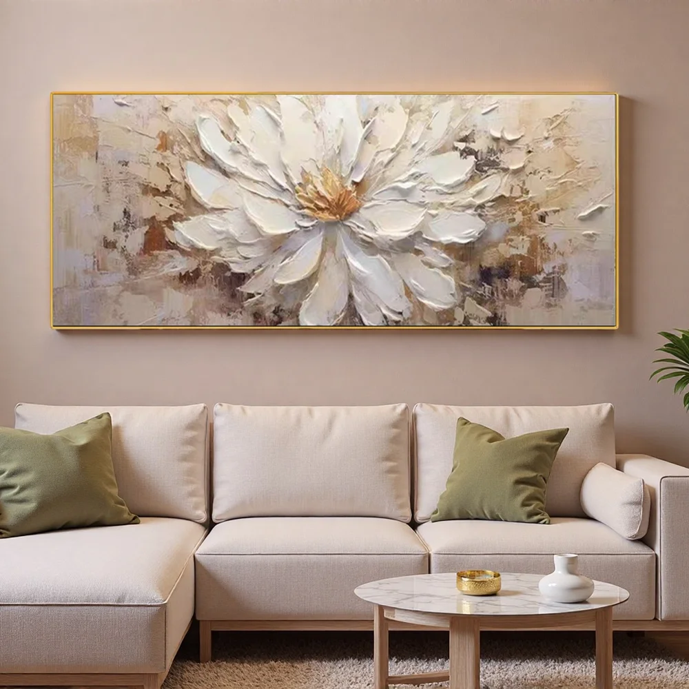 Textured Floral Oil Painting 2