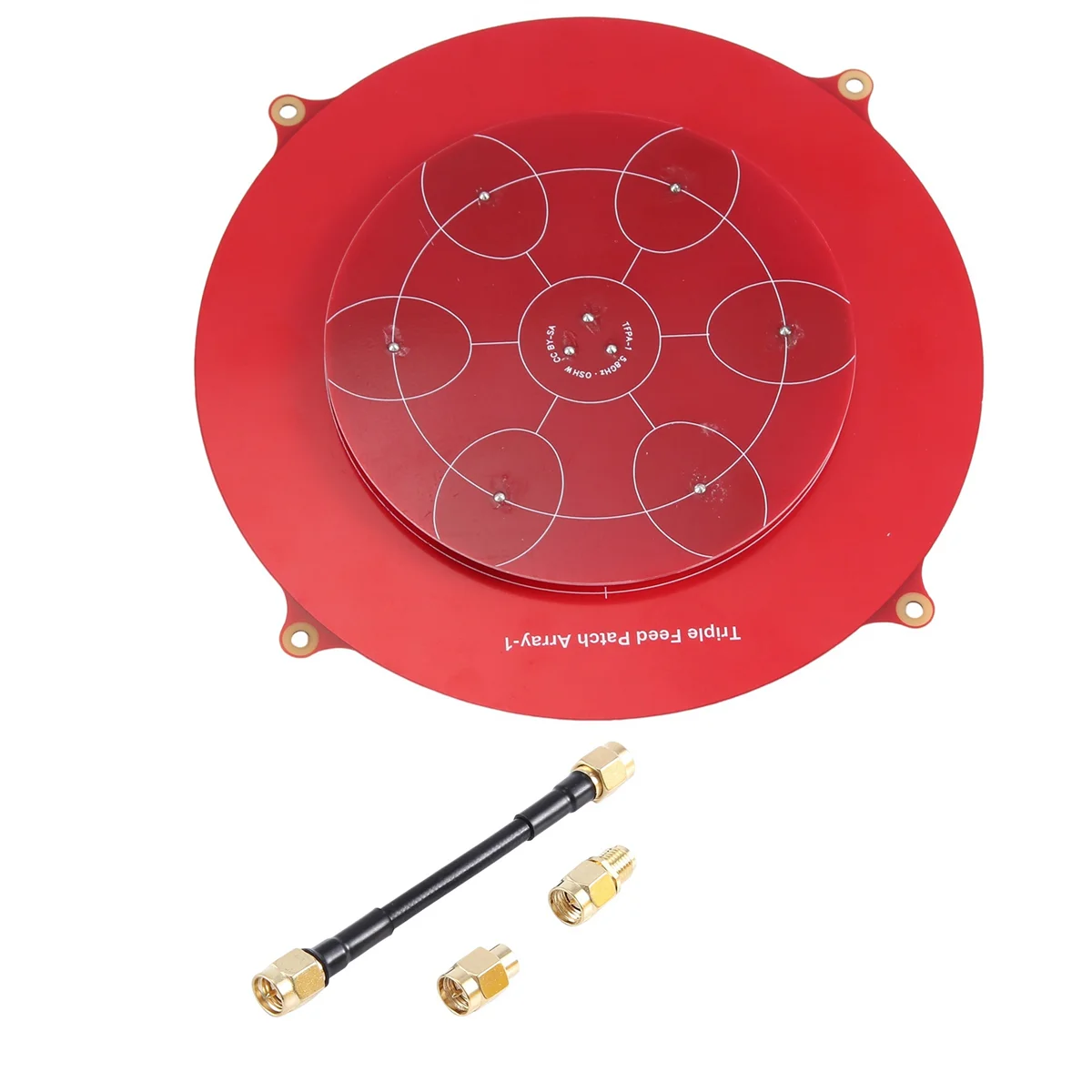 150mm Triple Feed Patch 5.8GHz 14DBi Pagoda Array FPV Antenna for RC Drone Rare