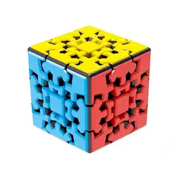 Speed Gear Cube Puzzle - Professional 3D Solid Color Stress Reliever Toy (1Pcs Random)
