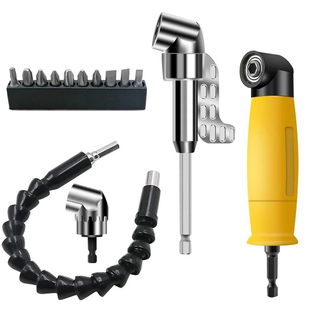 

Car Emergency Electric Screwdriver Corner Device Black Universal Flexible Shaft Extension Rod Electric Drill Turning Tool