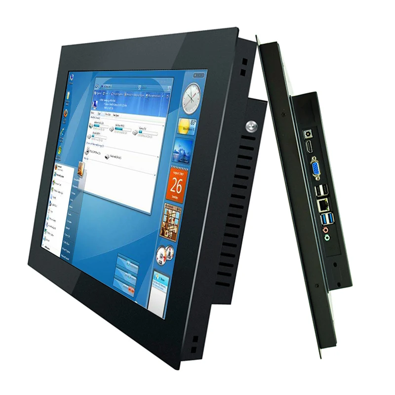 

10.4/12.1/15 Inch Industrial All-in-one Computer Resistive Touch 18"21" J1900 4GB RAM 128GB SSD Smart Tablet PC RS232 COM WIFI