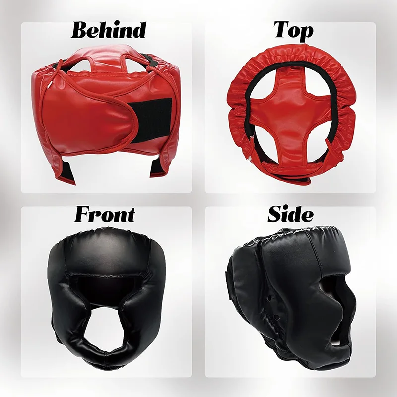 Kids Boxing Headgear Men Women Karate Muay Thai Head Protector Boxing Safety Helmet MMA Fighting Adult Child Taekwondo Equipment