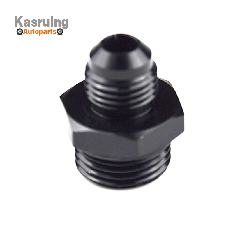 ORB-8 O-ring Port Boss AN8 8AN to AN6 Adapter Fitting Black Anodized Oil Cooling For Oil Cooler Kit