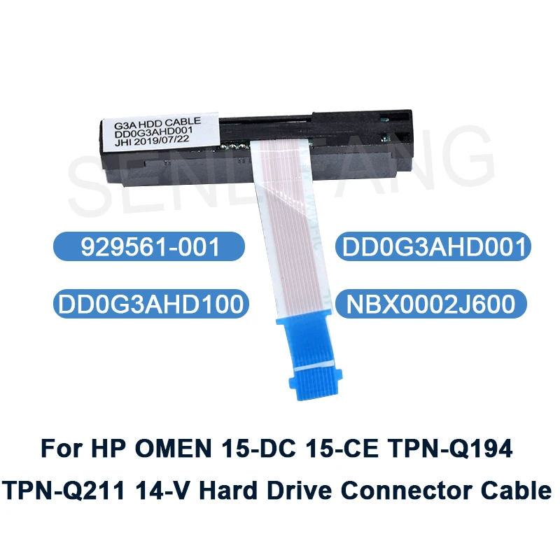 Nuovo Cavo Del Connettore Del Disco Rigido 929561-001 Dd0G3Ahd001 Dd0G3Ahd100 Nbx0002J600 Per Hp Omen 15-Dc 15-Ce Tpn-Q211 14-V