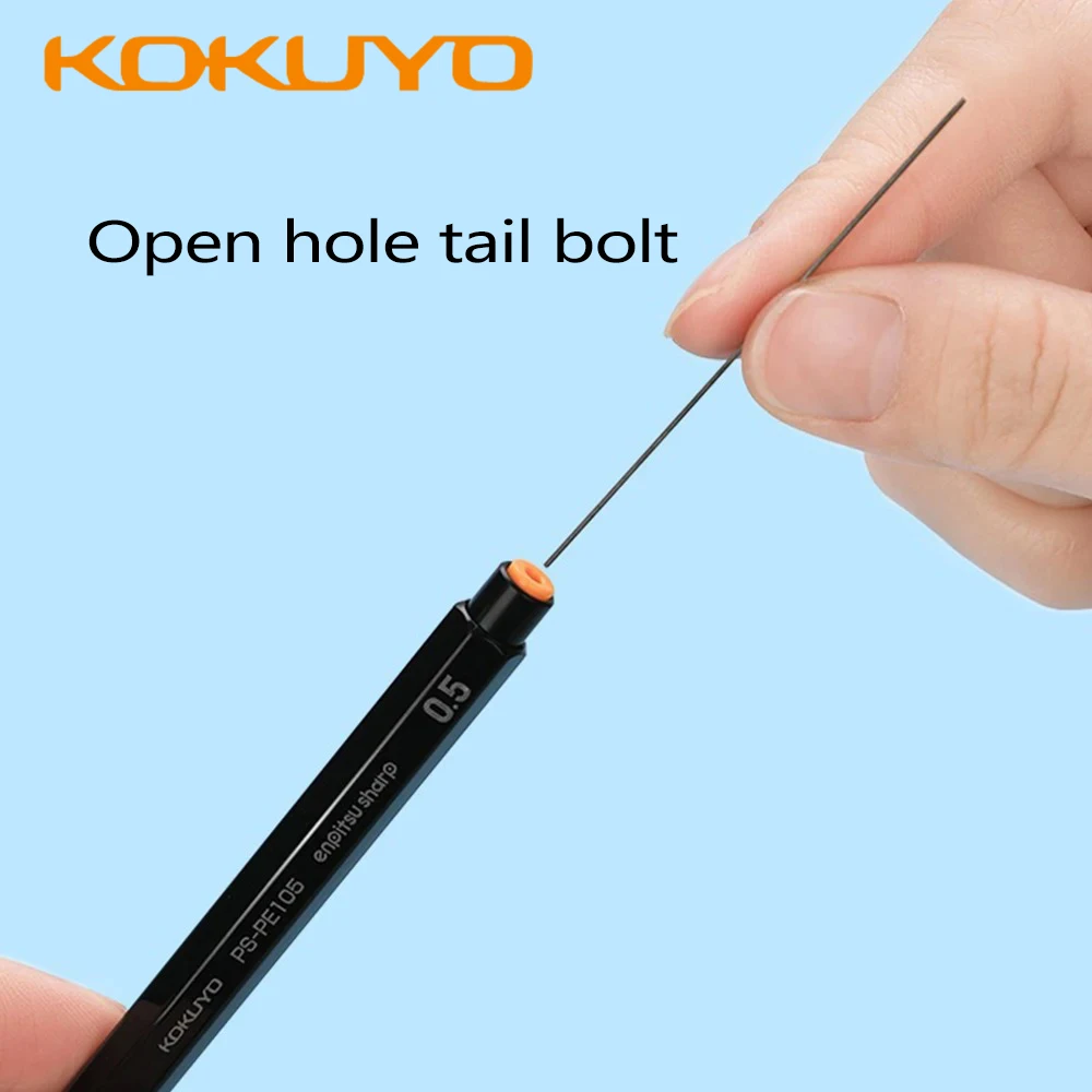 1PC 일본 KOKUYO 기계식 연필 PS-PE100 0.3/0.5/0.7/0.9/1.3mm 드로잉 쓰기 공예 예술 스케치 학교 문구