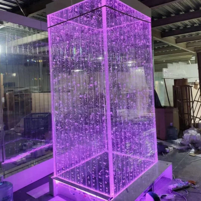 خزانة عرض LED زجاجية للبار المنزلي