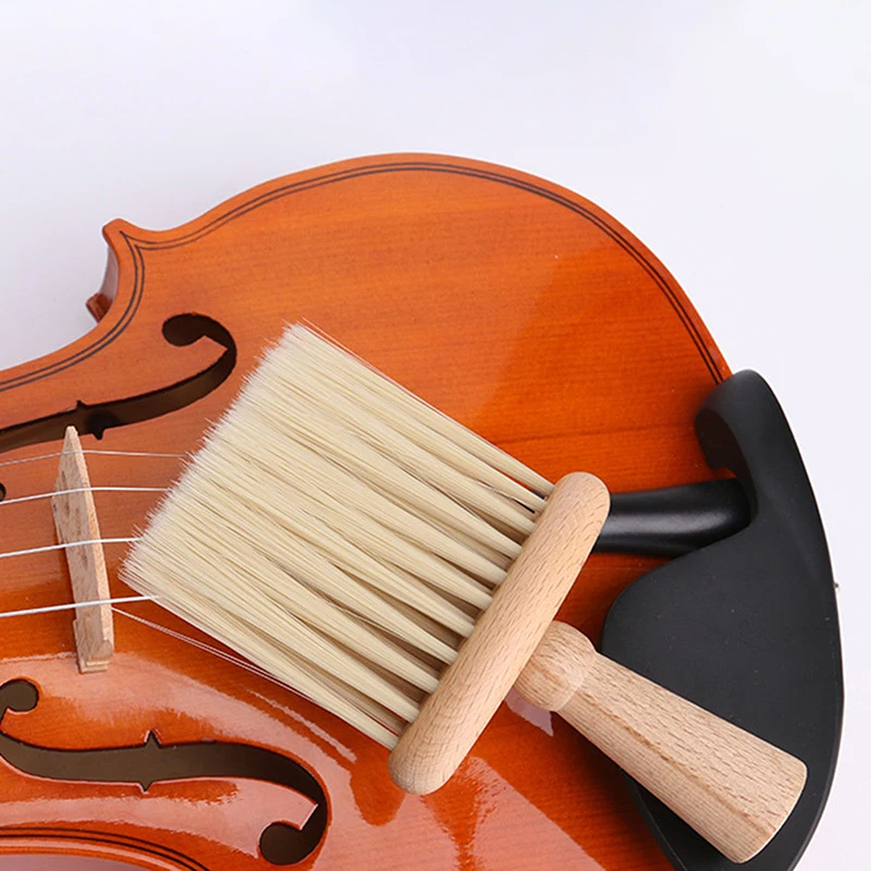 Guzheng Reinigungs bürste weiche Borsten Ukulele Geigen bürste kleine Gitarren reiniger Bürste Reinigungs werkzeug für Musik instrument – Detail 6