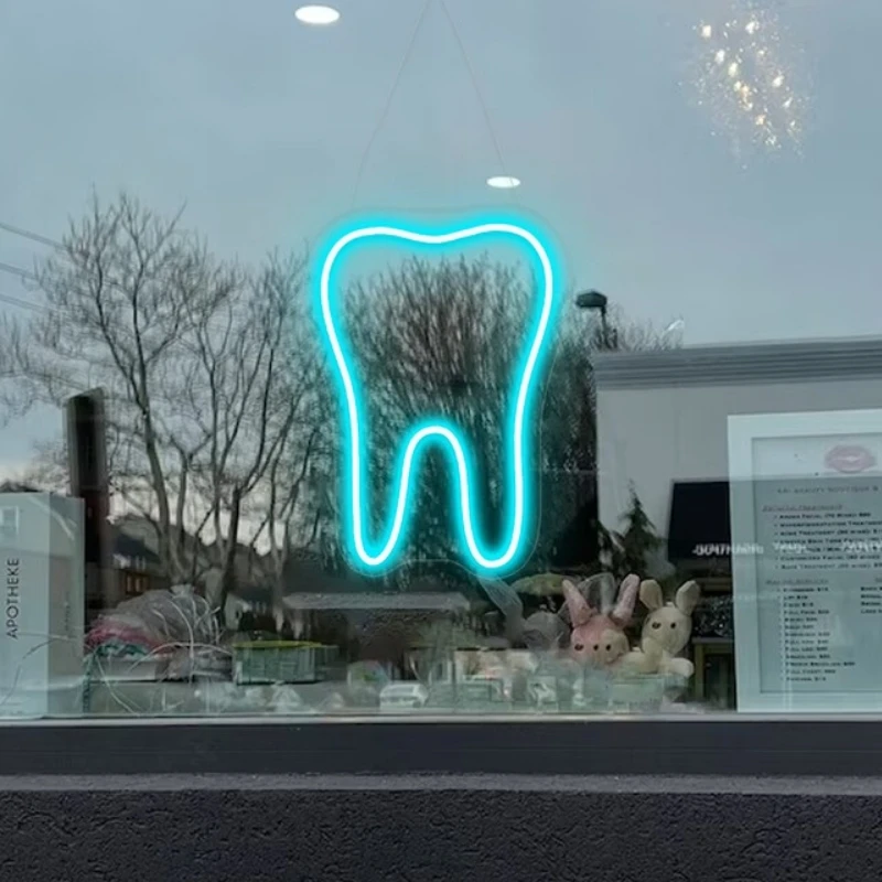 

Custom Tooth Led neon sign,Dental Clinic decor neon light,Tooth and brush led neon sign,Dental office led neon sign,