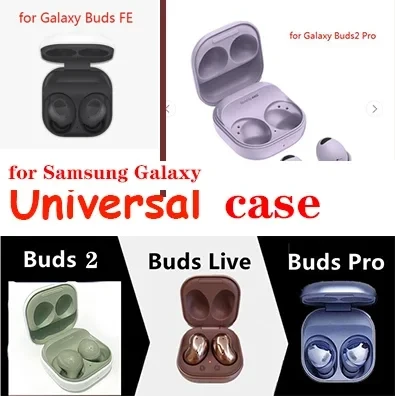 For Samsung-Galaxy Buds 2 Pro Case For Samsung-Buds Pro Live Case Soft  Silicone Cover For Samsung-Buds2 Pro Buds Live Capa Funda 