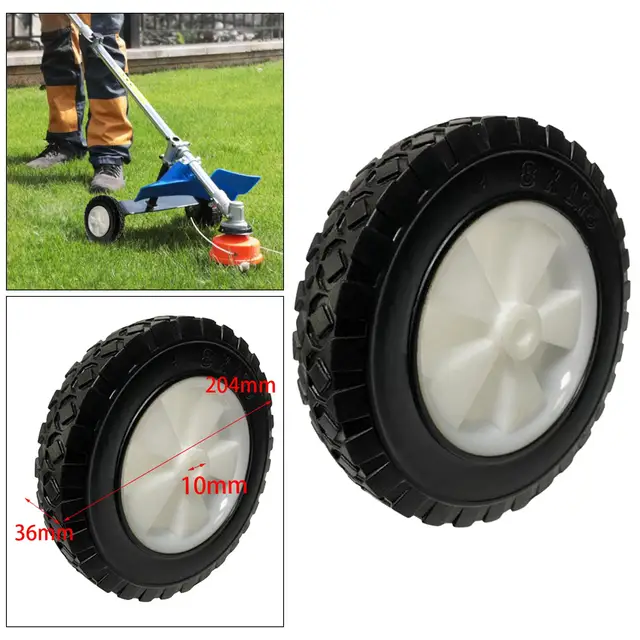 Összecsukható 8 Hüvelykes Kocsi Kerék Gumiabroncs Alkatrészek Kültéri Kemping Tengerparti Közműkert A Kézi Kosárhoz Teherautó Kocsihoz - Image 2