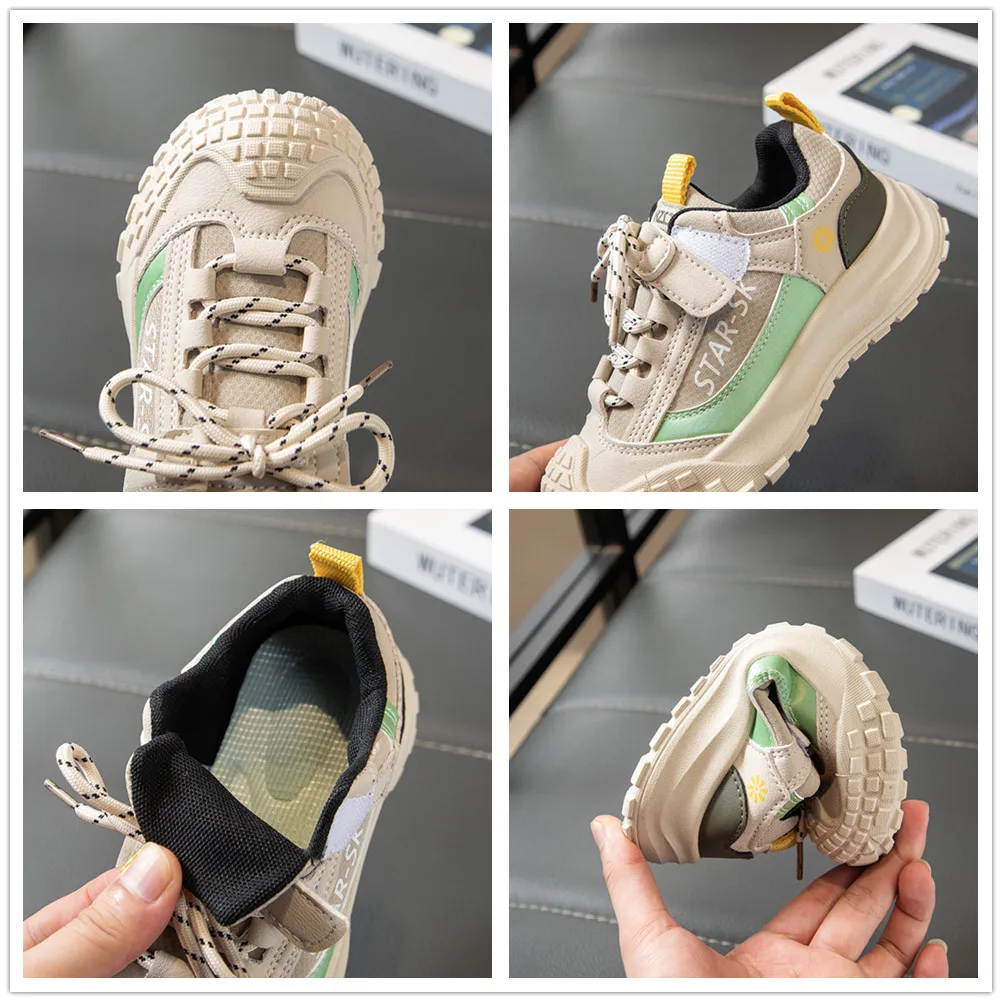 Kids Non Slip Outdoor Hiking Sneakers for Boys Girls