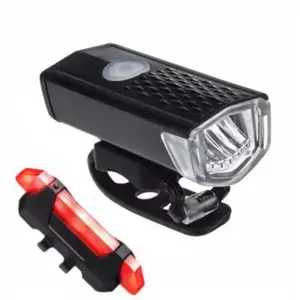 Led Fahrrad Lauflicht Rücklicht Lampe USB Wiederaufladbare Fahrrad  Scheinwerfer Rücklicht Set