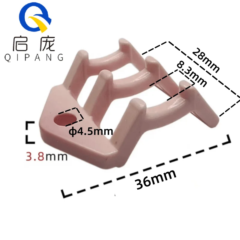 Qipang 30pcs Alumina Spinning Machine Thread Tension device ceramic wire guide Ceramic Wear-resistant Wire Guide