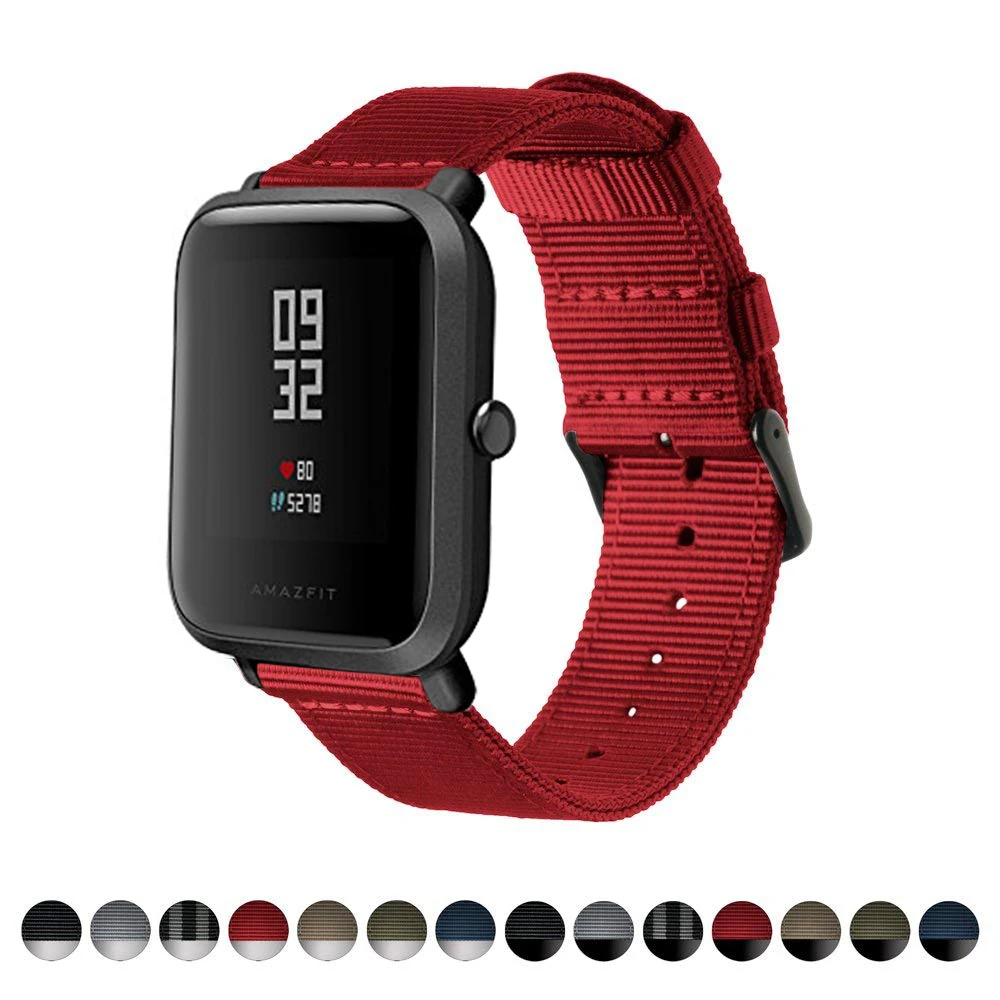 20mm nylon Watch Strap for Huami Amazfit GTS GTR etc watch strap,nylon watch strap,smart bracelet strap