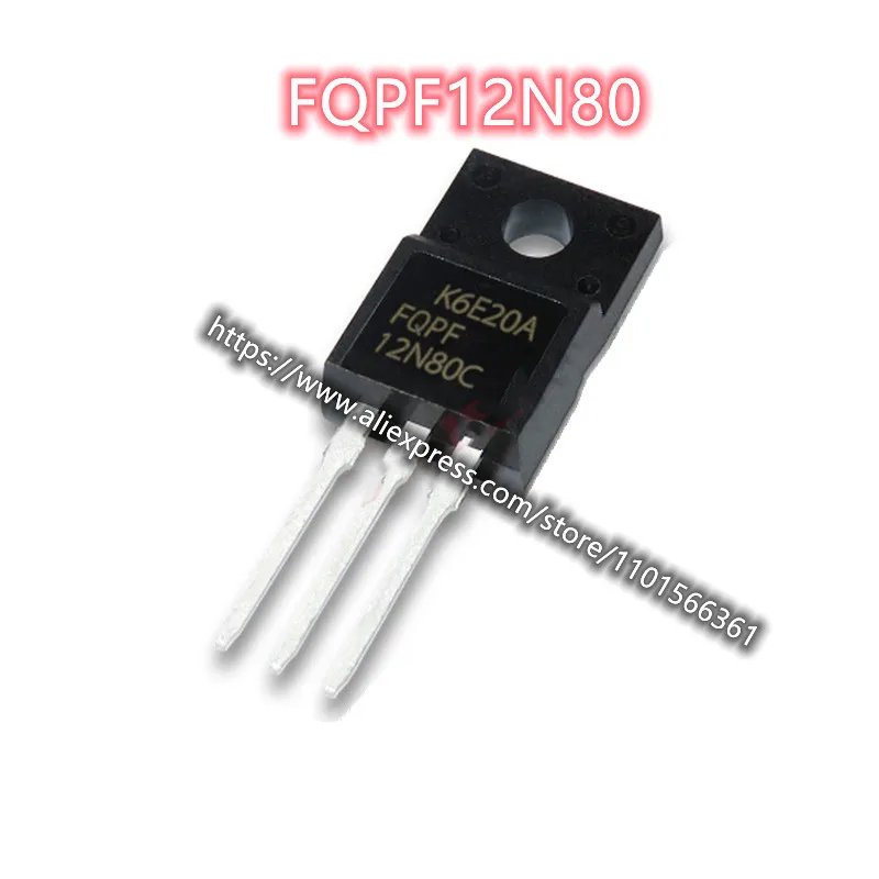 10 шт./лот FQPF12N80 12N80 MOS полевая Световая трубка TO220F совершенно новая импортная точка