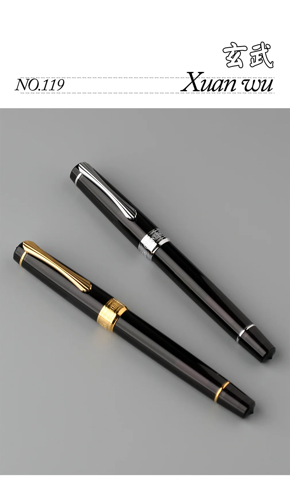 PENBBS 556 Piston Fountain Pen - Large Capacity Transparent Acrylic Ink-absorbing Nib Pen