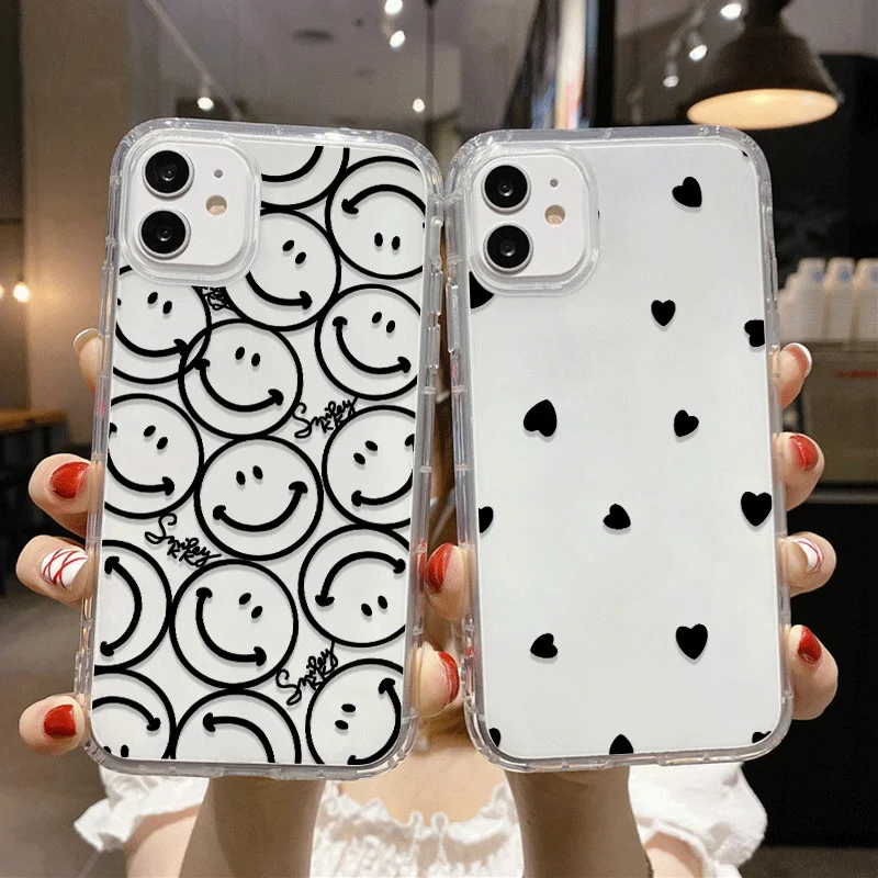 Silicon Case For Samsung S22 Cover Galaxy S23 Ultra S22 Plus S21 S20 FE M23 M13 M32 A54 A14 A53 A52 5G Funda Transparent Case