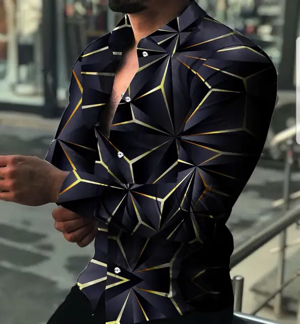 Autumn Men's Printed Hawaii Casual Shirts 2021 Brand Streetwear Men's Clothing Cardigan High-End Long Sleeve Dress Shirt CS-02