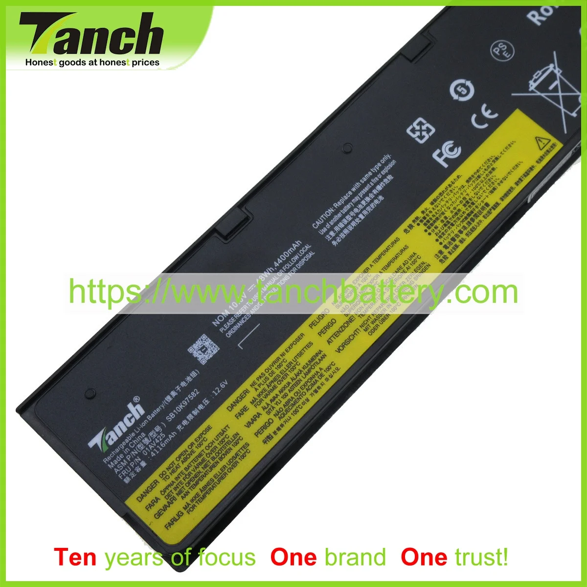 Baterias do Portátil do Tanch para Lenovo 01av422 01av428 01av426 Sb10k97580 Sb10k97585 Sb10k97582 Sb10k97582 Sb10k97581 01av424 10.8v Pilha - Imagem 4