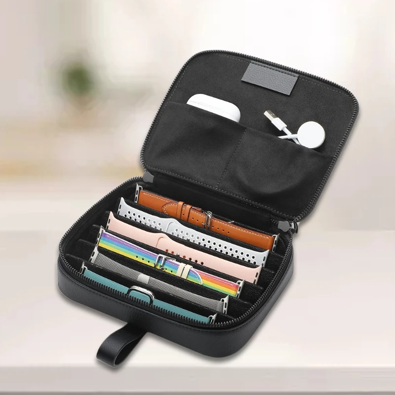 

Portable Pouch Watchband Strap Box Travel Storage Bag Watch Band Organizer Case