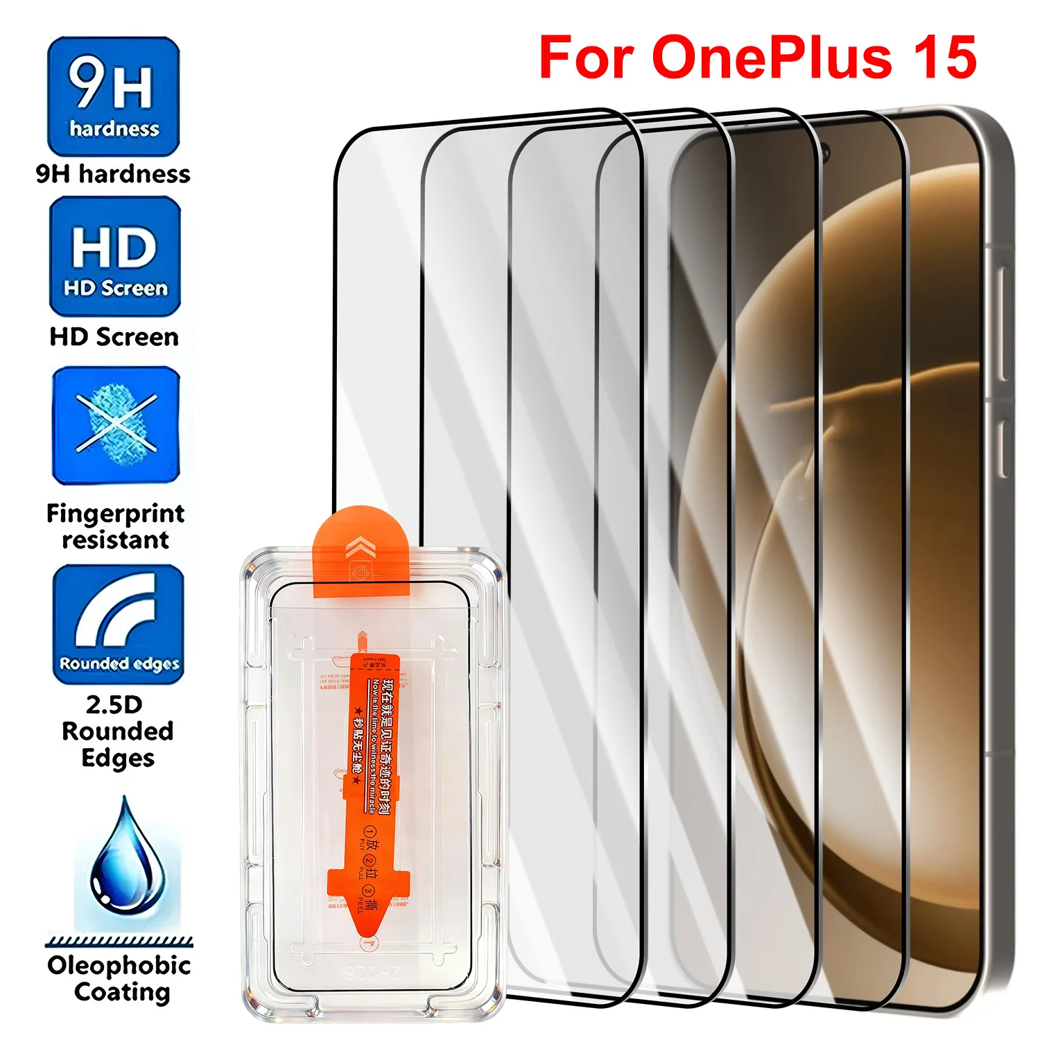 Dust-Free Easy Installation Tempered Glass Screen Protector