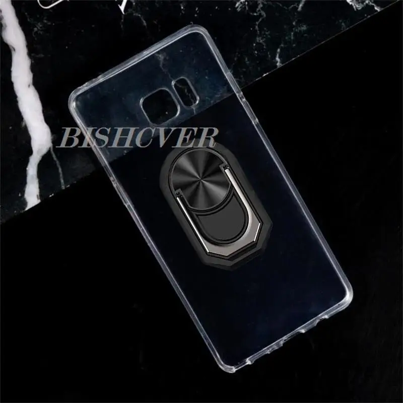 Per Samsung Galaxy Note Fe Note 7 N9300 N930F N930G Supporto Per Anello Posteriore Staffa Custodia Per Telefono Custodia Morbida In Silicone Tpu Per S