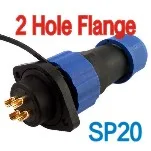 Wasserdichter Steckverbinder SP16 IP68 Kabelstecker & Buchse Männlich und Weiblich 2 3 4 5 6 7 8 9 Pin – Detail 25