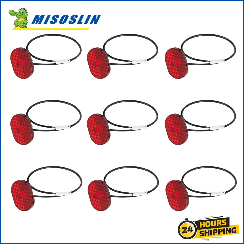 

Electric Scooter Taillight Fender LED for Xiaomi 4Pro Mi4 Brake Stop Light 10PCS Safety Warning Cable Lamp Stoplight Accessories