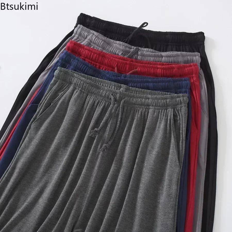 Plus Size 7XL 8XL Casual Sleep Shorts for Men Casual Modal Men's Pajamas Shorts Summer Soft Five Points Cotton Beach Shorts Male 4