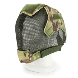 Full Face Airsoft Mask with Steel Mesh Protection (CP)