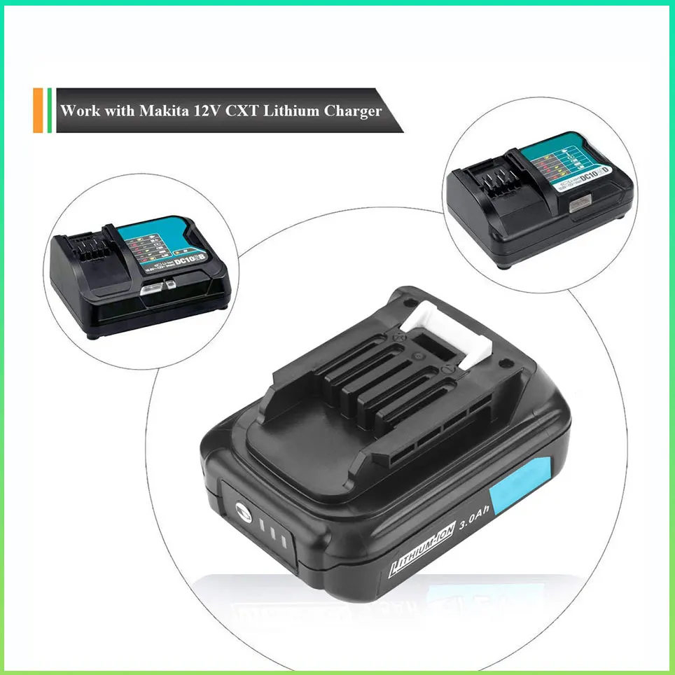Bl1015 bl1030 3*18650 Batterie fach für makita 10,8 vdiy Shell Box -  AliExpress
