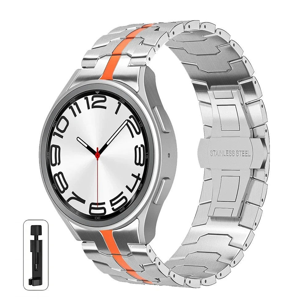 Premium Stainless Steel Bracelet - No Gaps Design, Universal Metal Band