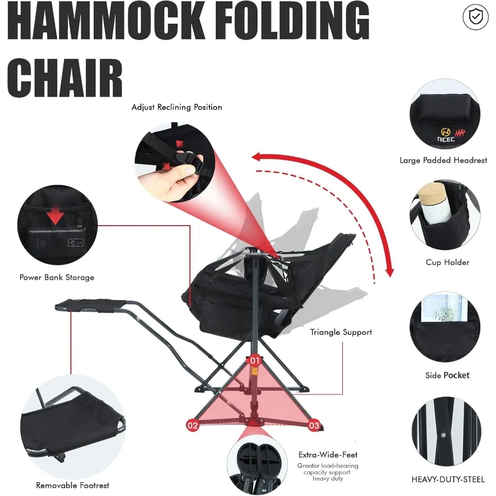 Heated Hammock Camping Chair 4