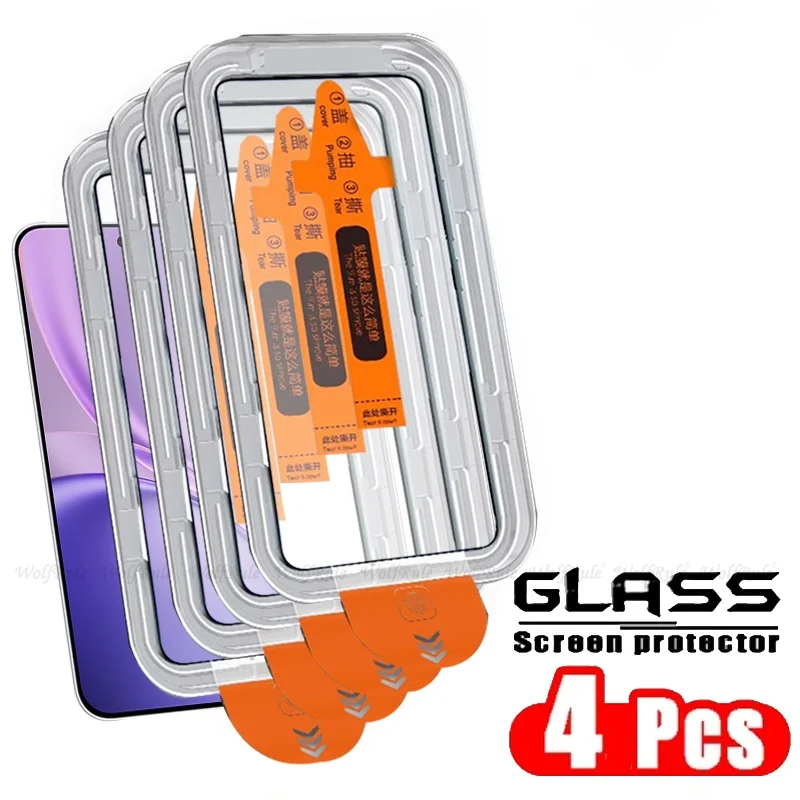 Premium Tempered Glass Screen Protector - Full Cover, 9H Hardness, Dust-Free