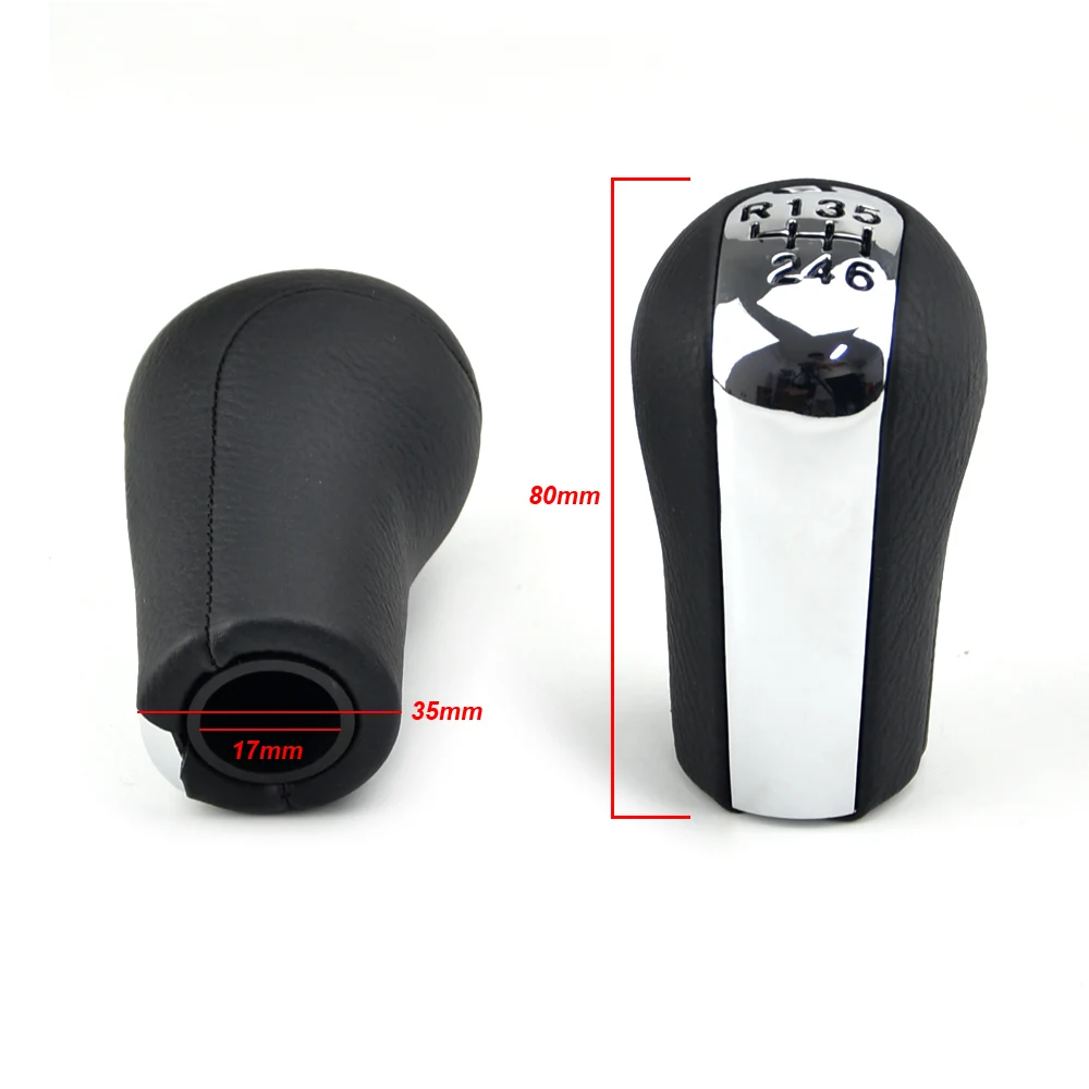 5/6 Speed MT Car Gear Shift Knob PU Leather For Toyota Corolla Verso RAV4 Yaris AYGO Gearshift Shifter Lever Stick