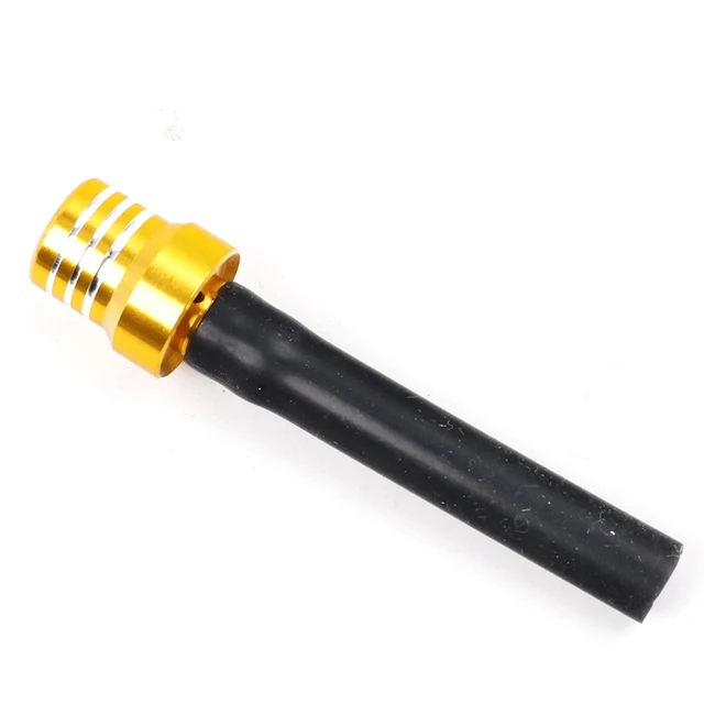 Motorcycle Gas Fuel Cap Single Way Valves Vent Breather Hoses Tubes For