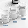 Cream Jar Vacuum Bottle Airless Pump Jar Travel Containers For Lotion Leak Proof Empty Refillable Cosmetic Acrylic Jar Container 2
